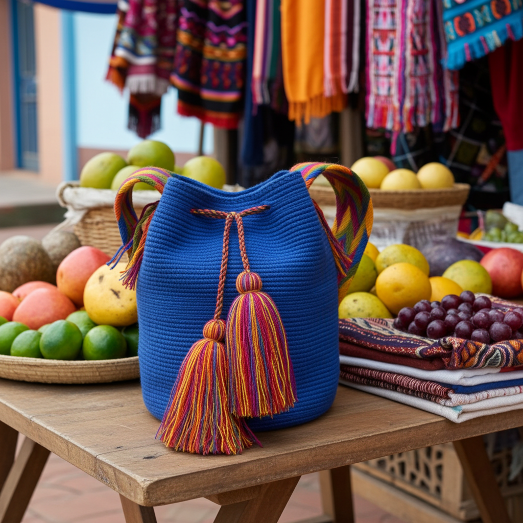 Cielo Wayuu Bags - Zul Luz