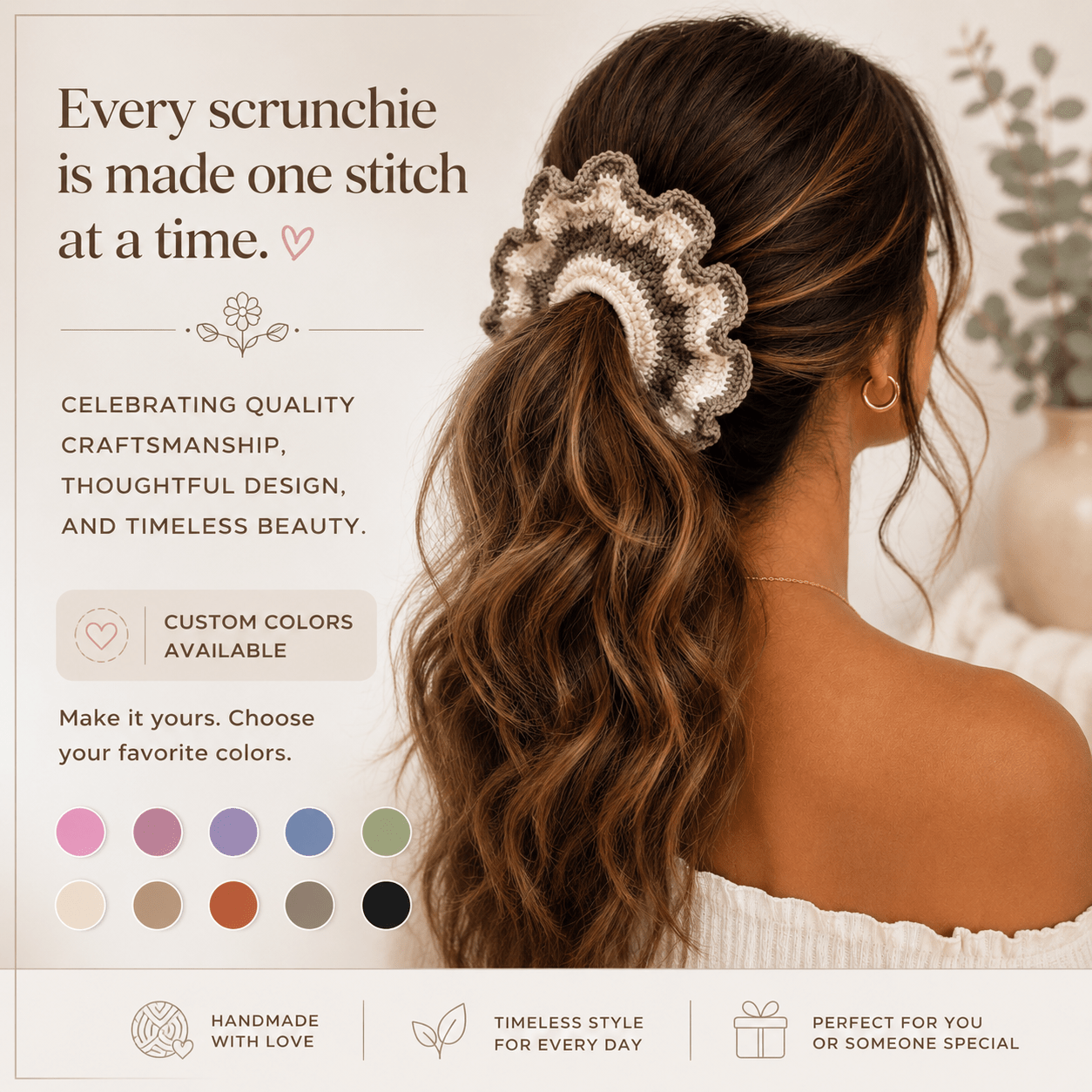Crochet Scrunchie - Zul Luz
